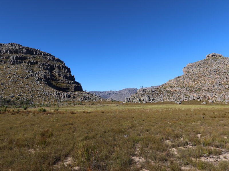 Near Kruger se Land, Cederberg, looking between Middleberg North and Grysbokpunt over Boskloof to the Banglyn