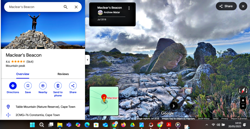 Google Maps Photo Bomb