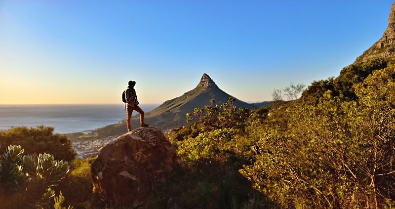 view of Lions Head from 12 Apostles, Table Mountain, Cape Town