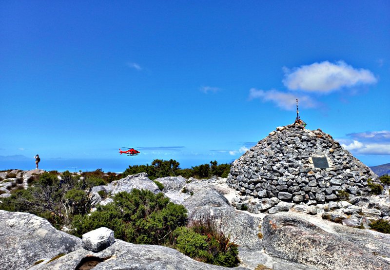 Air Mercy Service helicopter, Maclears Beacon, Cape Town Feb 2024