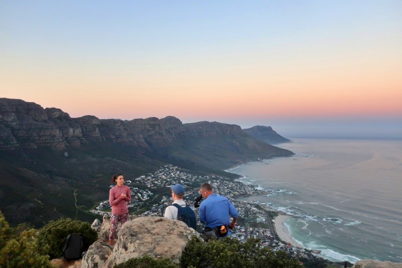 view from Lions Head along the Twelve Apostles