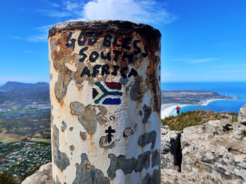 beacon with grafitti