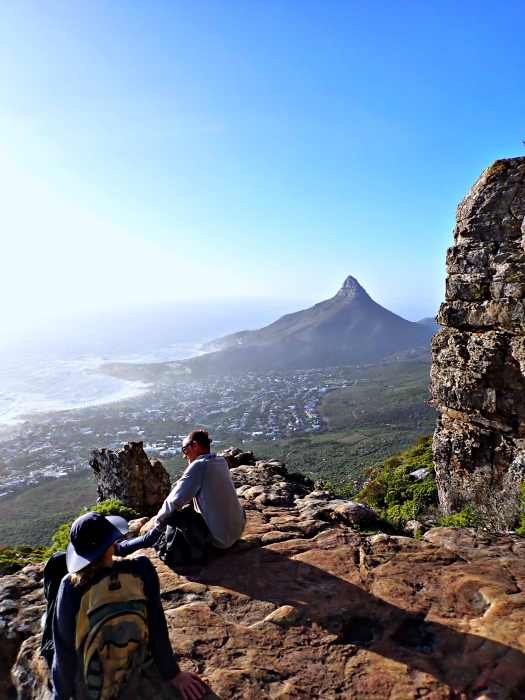 view of Lions Head from Kasteelspoort