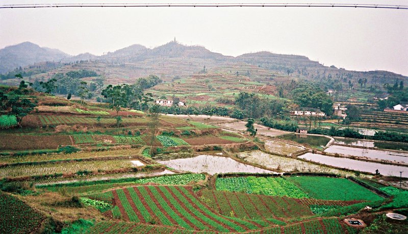sichuan farming countryside December 1999