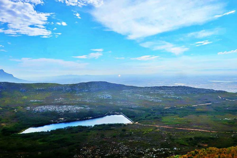 view of reservoir, Table Mountain National Park