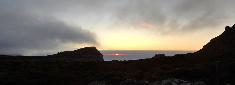 twilight on Table Mountain